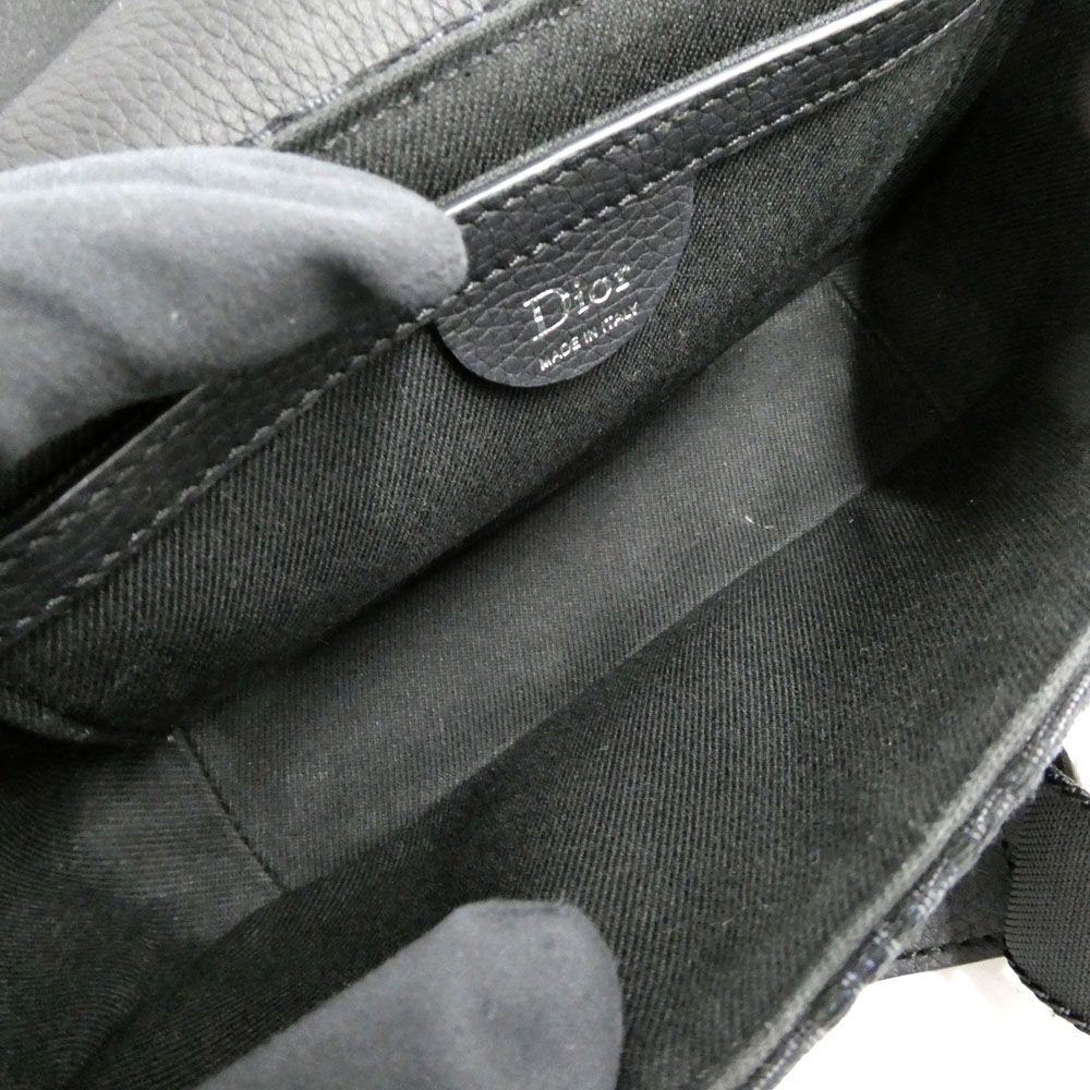 Dior Saddle Heritage Messenger Bag Mini Leather Oblique — view 5
