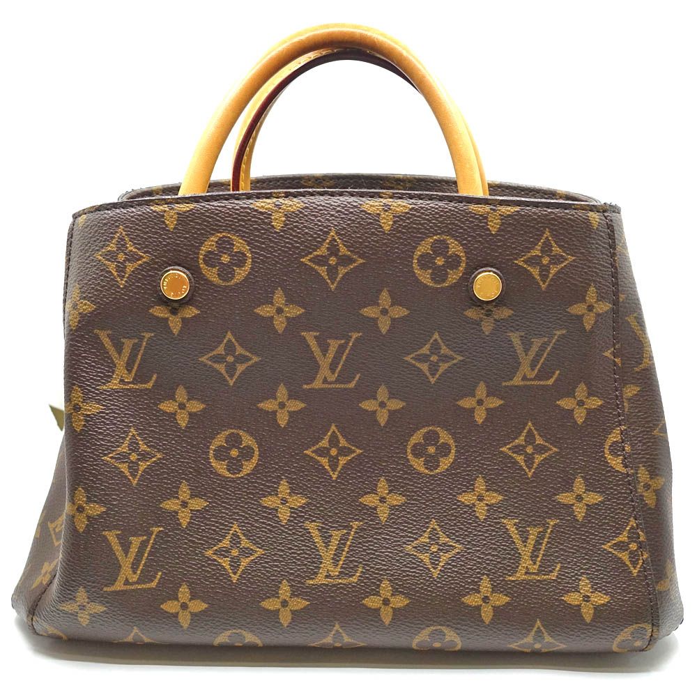 Louis Vuitton Montaigne BB 2-Way Monogram Brown Handle Handbag — view 2