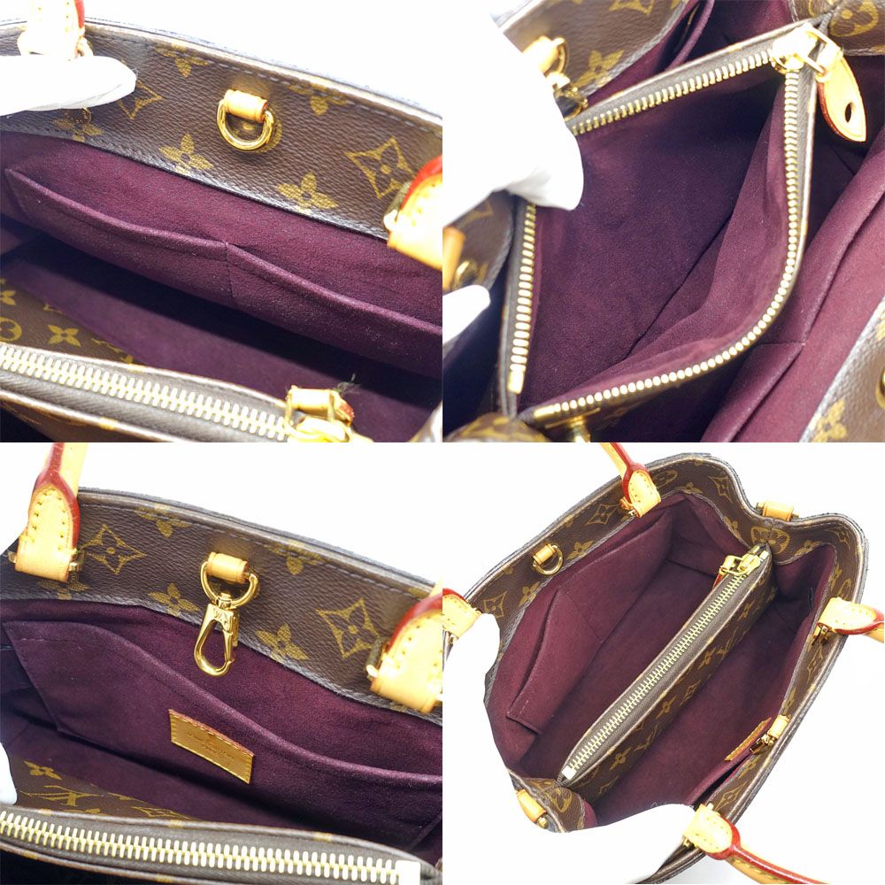 Louis Vuitton Montaigne BB 2-Way Monogram Brown Handle Handbag — view 6