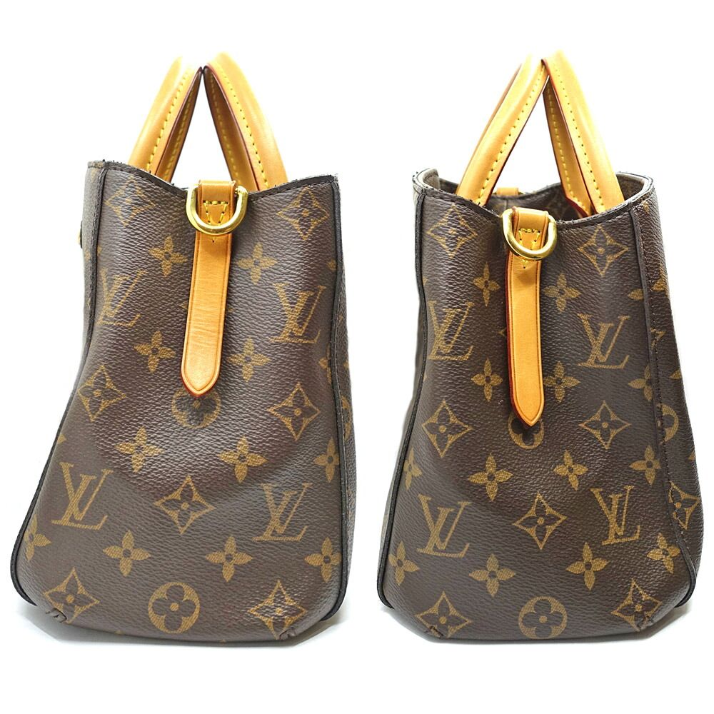 Louis Vuitton Montaigne BB 2-Way Monogram Brown Handle Handbag — view 3