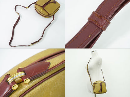 Cartier Must Line Shoulder Bag Pochette Leather Mustard Yellow — view 6