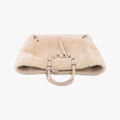 Balenciaga Paper A6 Beige Handbag — view 8