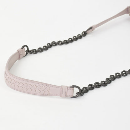 Bottega Veneta Intrecciato Rialto Chain Shoulder Bag Pink — view 6