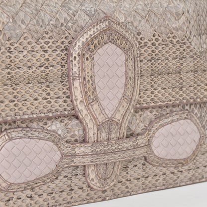 Bottega Veneta Intrecciato Rialto Chain Shoulder Bag Pink — view 5