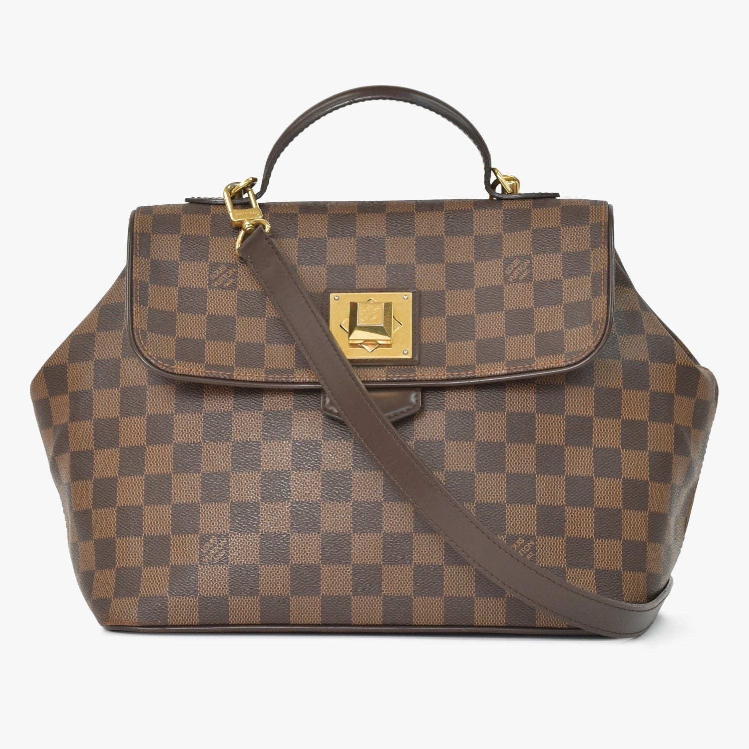 Louis Vuitton Bergamo MM 2-Way Shoulder Bag Damier Brown