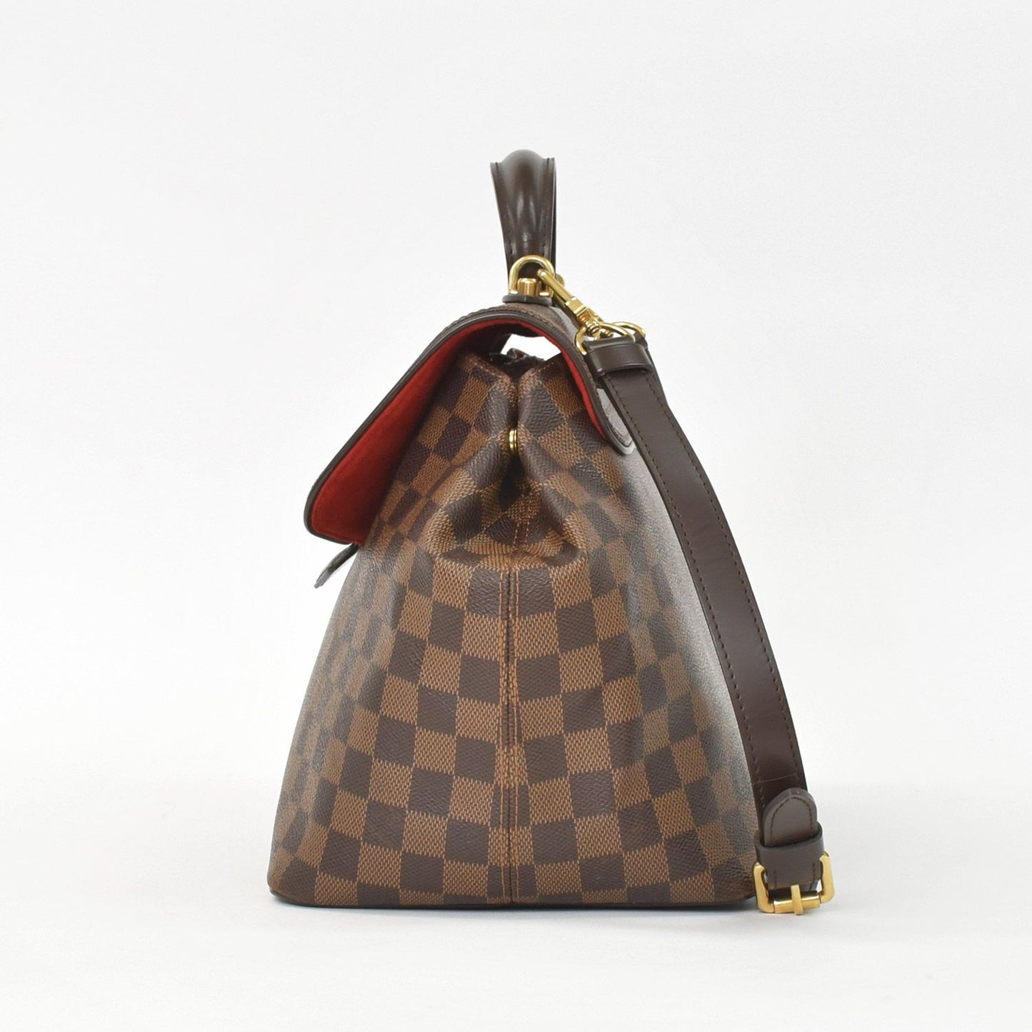 Louis Vuitton Bergamo MM 2-Way Shoulder Bag Damier Brown — view 3