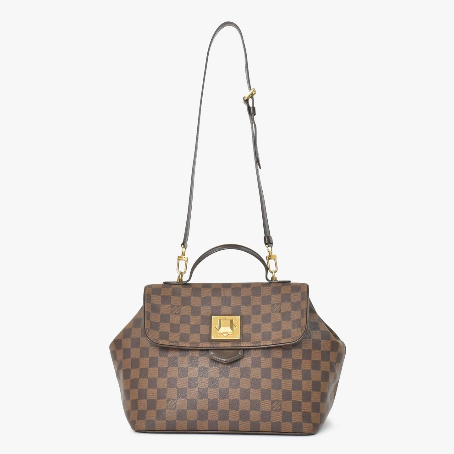 Louis Vuitton Bergamo MM 2-Way Shoulder Bag Damier Brown — view 4