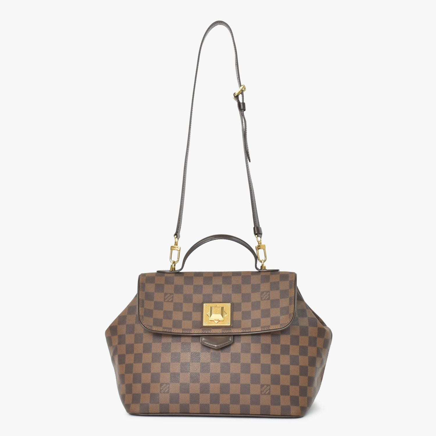 Louis Vuitton Bergamo MM 2-Way Shoulder Bag Damier Brown — view 4