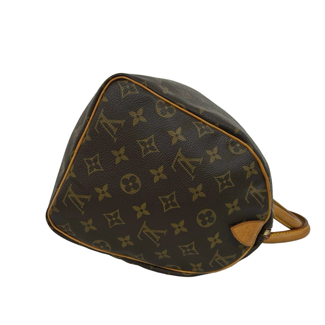 Louis Vuitton Speedy 30 Monogram Leather Handle Mini Boston Bag Brown — view 6
