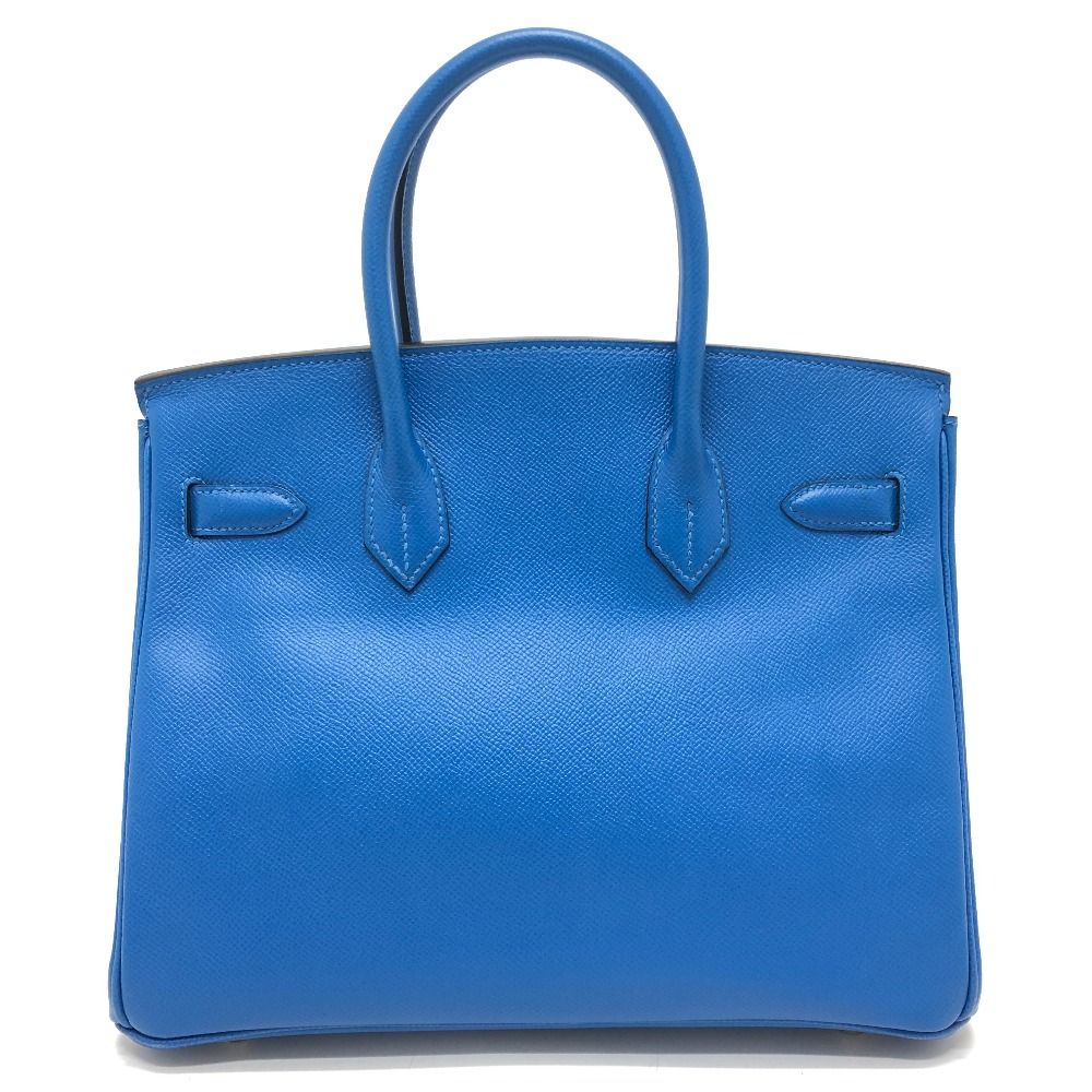 Hermes Birkin 30 Epsom Blue Hydra Handbag — view 2