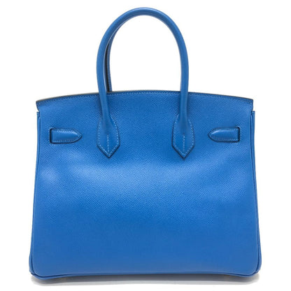 Hermes Birkin 30 Epsom Blue Hydra Handbag — view 2