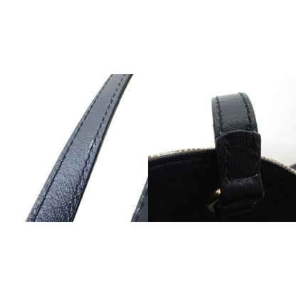 Gucci Horsebit Tote Shoulder Bag Beige Navy — view 6