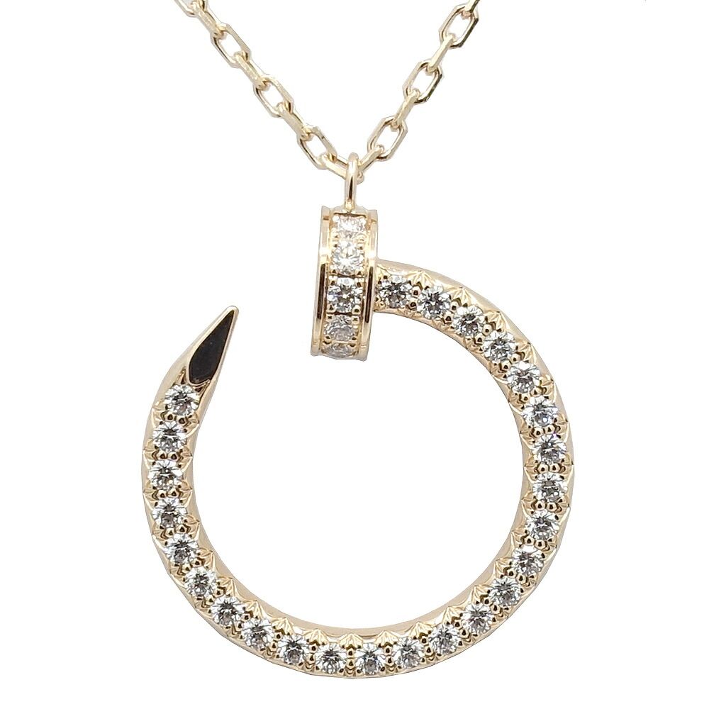 Cartier Necklace Juste un Clou Diamond Pink Gold Card