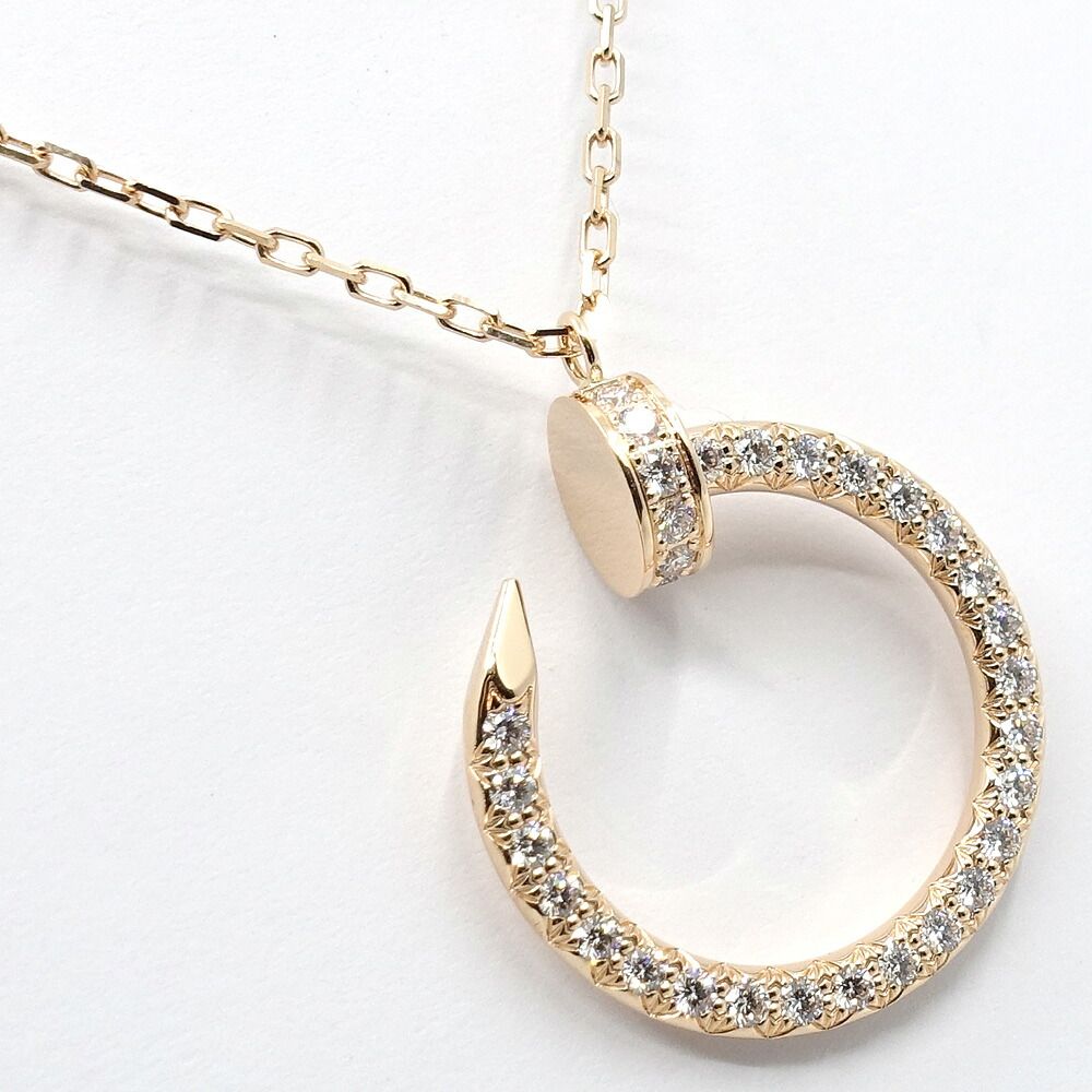 Cartier Necklace Juste un Clou Diamond Pink Gold Card — view 2