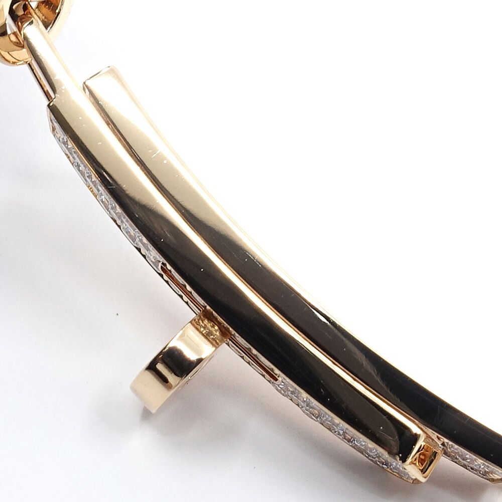 Hermes Necklace Kelly Choker Diamond Pink Gold 36 Box — view 7
