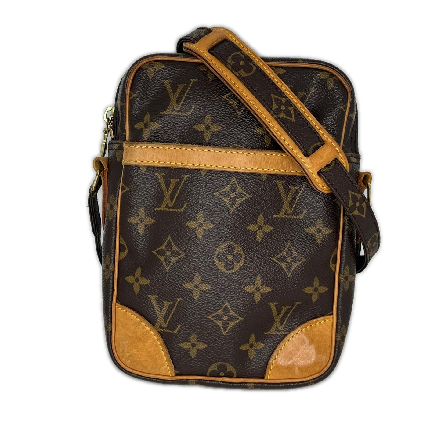 Louis Vuitton Monogram Danube Shoulder Bag Brown