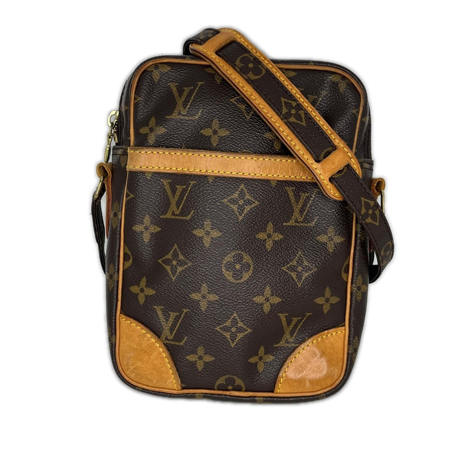 Louis Vuitton Monogram Danube Shoulder Bag Brown