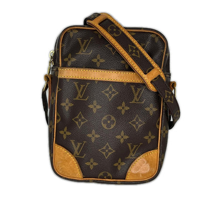 Louis Vuitton Monogram Danube Shoulder Bag Brown