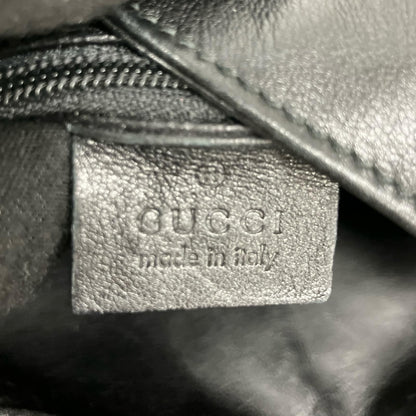 Gucci 2-Way Shoulder Bag Bamboo Leather 001 Black — view 8