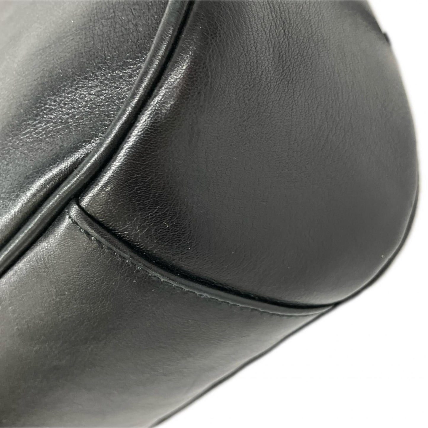 Gucci 2-Way Shoulder Bag Bamboo Leather 001 Black — view 6