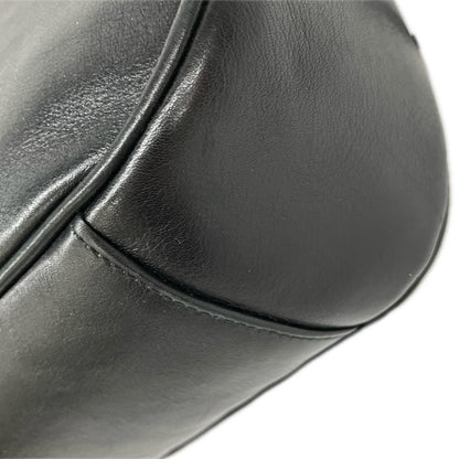 Gucci 2-Way Shoulder Bag Bamboo Leather 001 Black — view 6