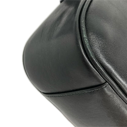 Gucci 2-Way Shoulder Bag Bamboo Leather 001 Black — view 5