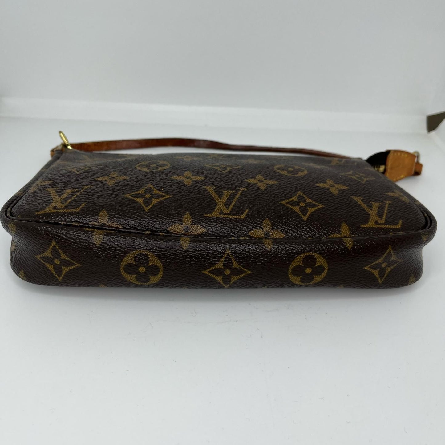 Louis Vuitton Monogram Pochette Soir Pouch Brown — view 3
