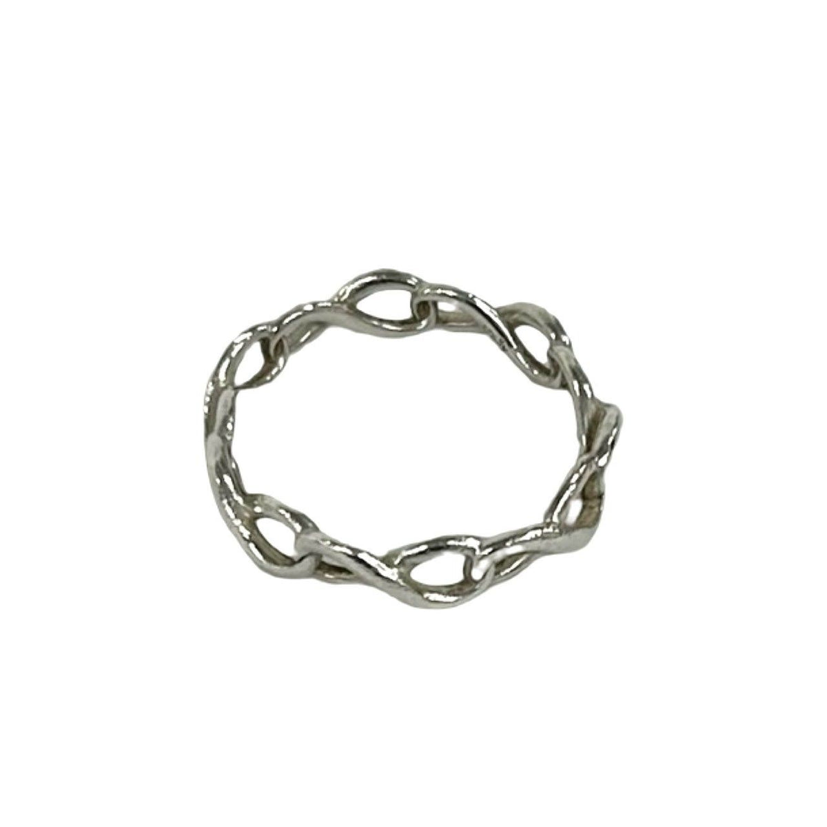 Tiffany & Co Vintage Infinity Ring 925 Sterling Silver — view 4