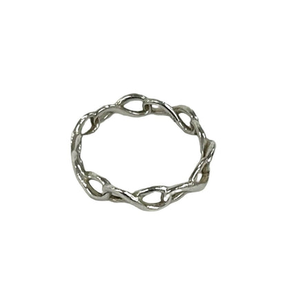 Tiffany & Co Vintage Infinity Ring 925 Sterling Silver — view 4