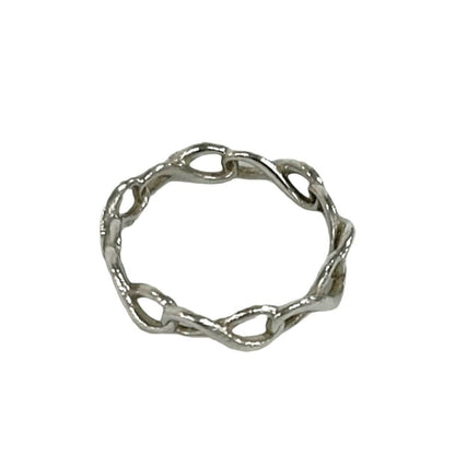Tiffany & Co Vintage Infinity Ring 925 Sterling Silver — view 5