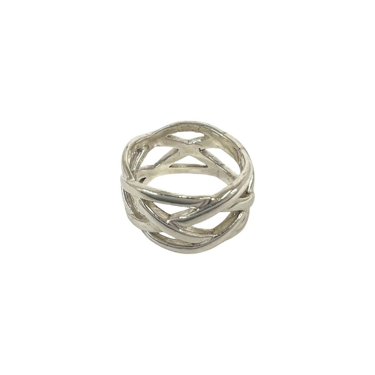 Tiffany & Co Vintage Keltec Knot Ring 925 Sterling Silver — view 5