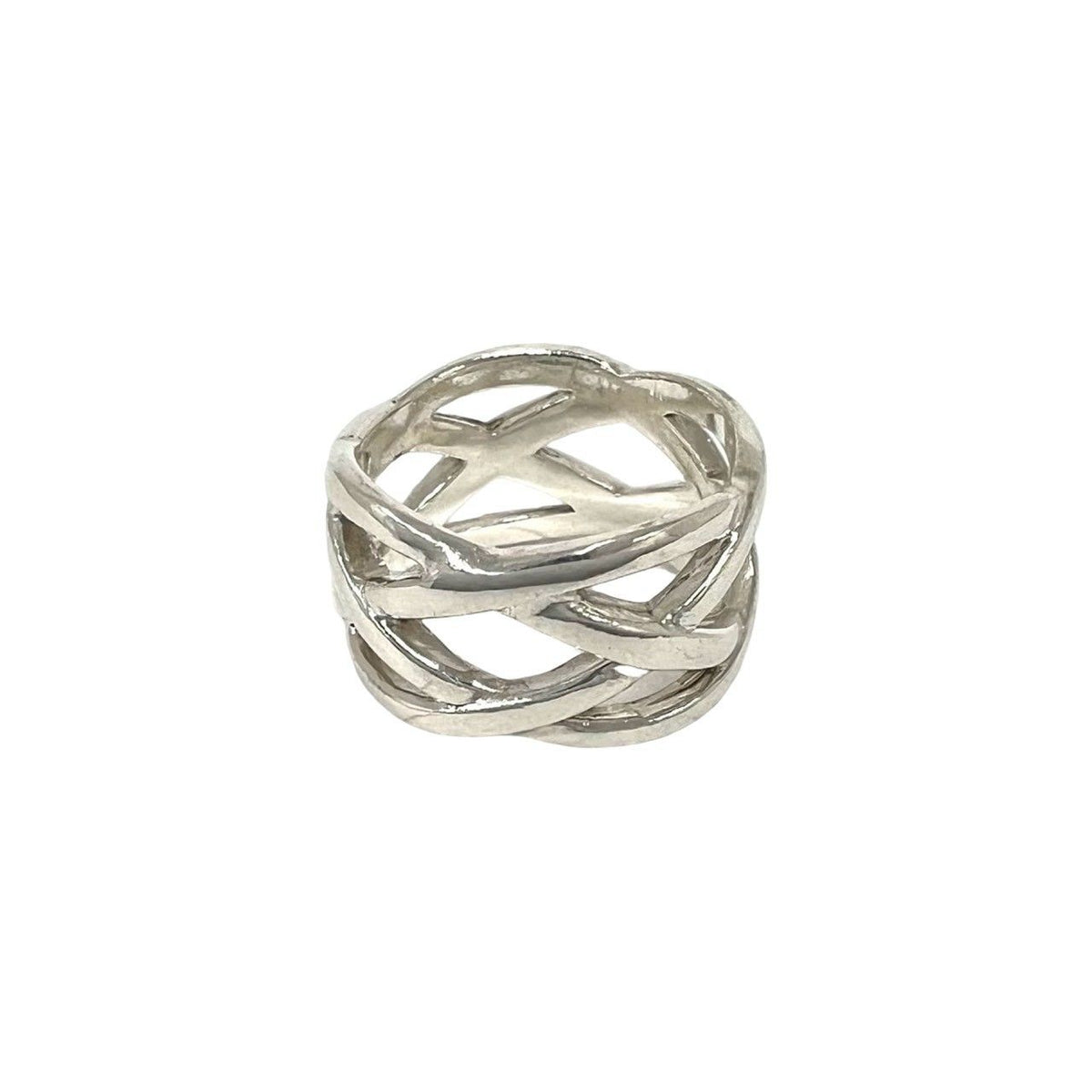 Tiffany & Co Vintage Keltec Knot Ring 925 Sterling Silver — view 6