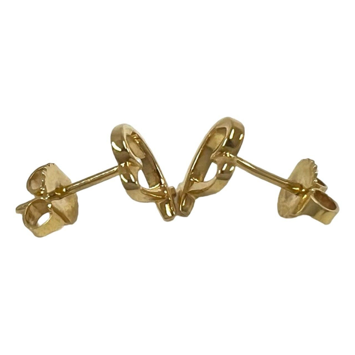 Tiffany & Co Vintage Loving Heart Earrings Gold 18K — view 5