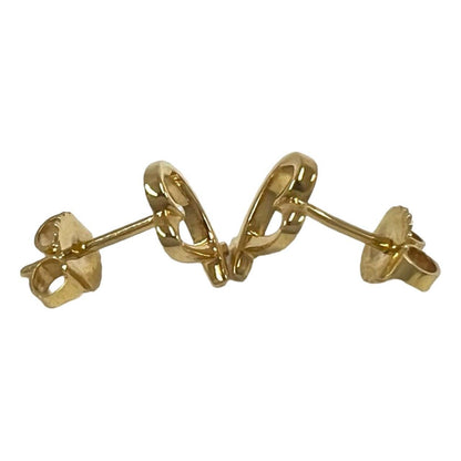 Tiffany & Co Vintage Loving Heart Earrings Gold 18K — view 5