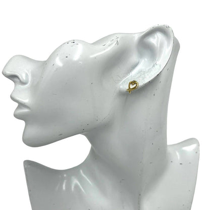 Tiffany & Co Vintage Loving Heart Earrings Gold 18K — view 2