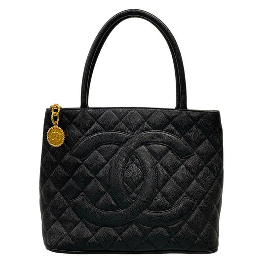 Chanel Tote Bag Reissue Black Gold