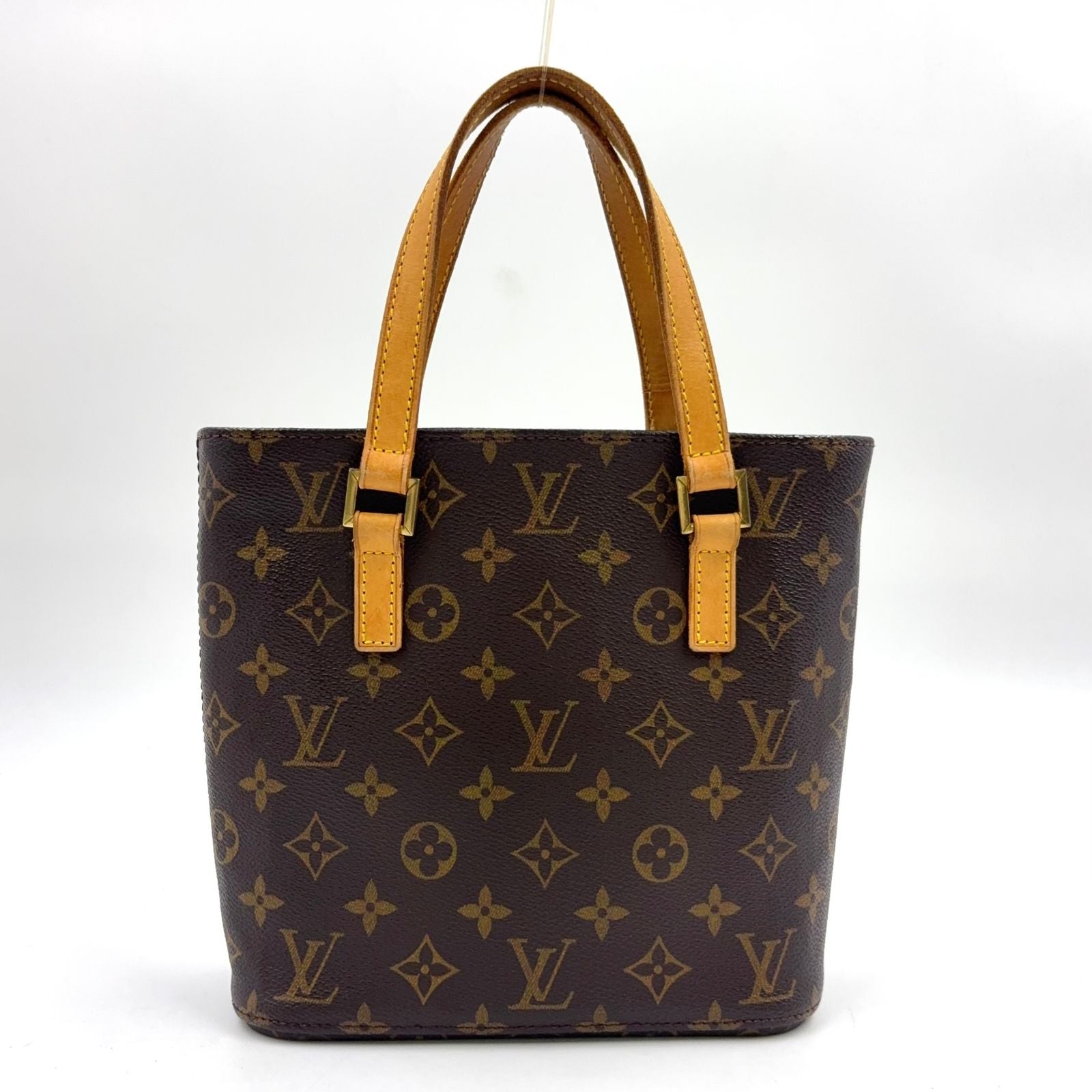 Louis Vuitton Vavin PM Monogram Leather Brown Handle Gold Handbag