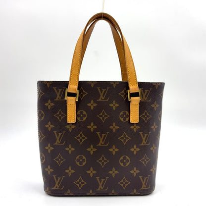 Louis Vuitton Vavin PM Monogram Leather Brown Handle Gold Handbag