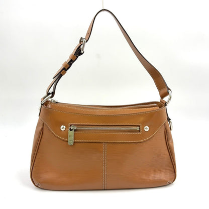 Louis Vuitton Tulen PM Epi Canel Leather Brown Shoulder Bag Silver