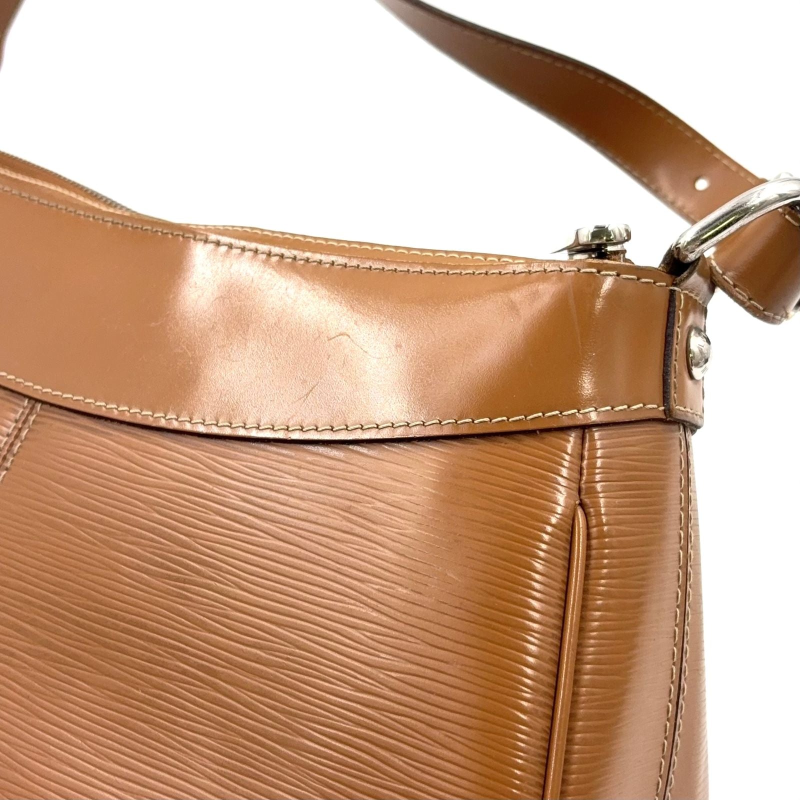 Louis Vuitton Tulen PM Epi Canel Leather Brown Shoulder Bag Silver — view 8