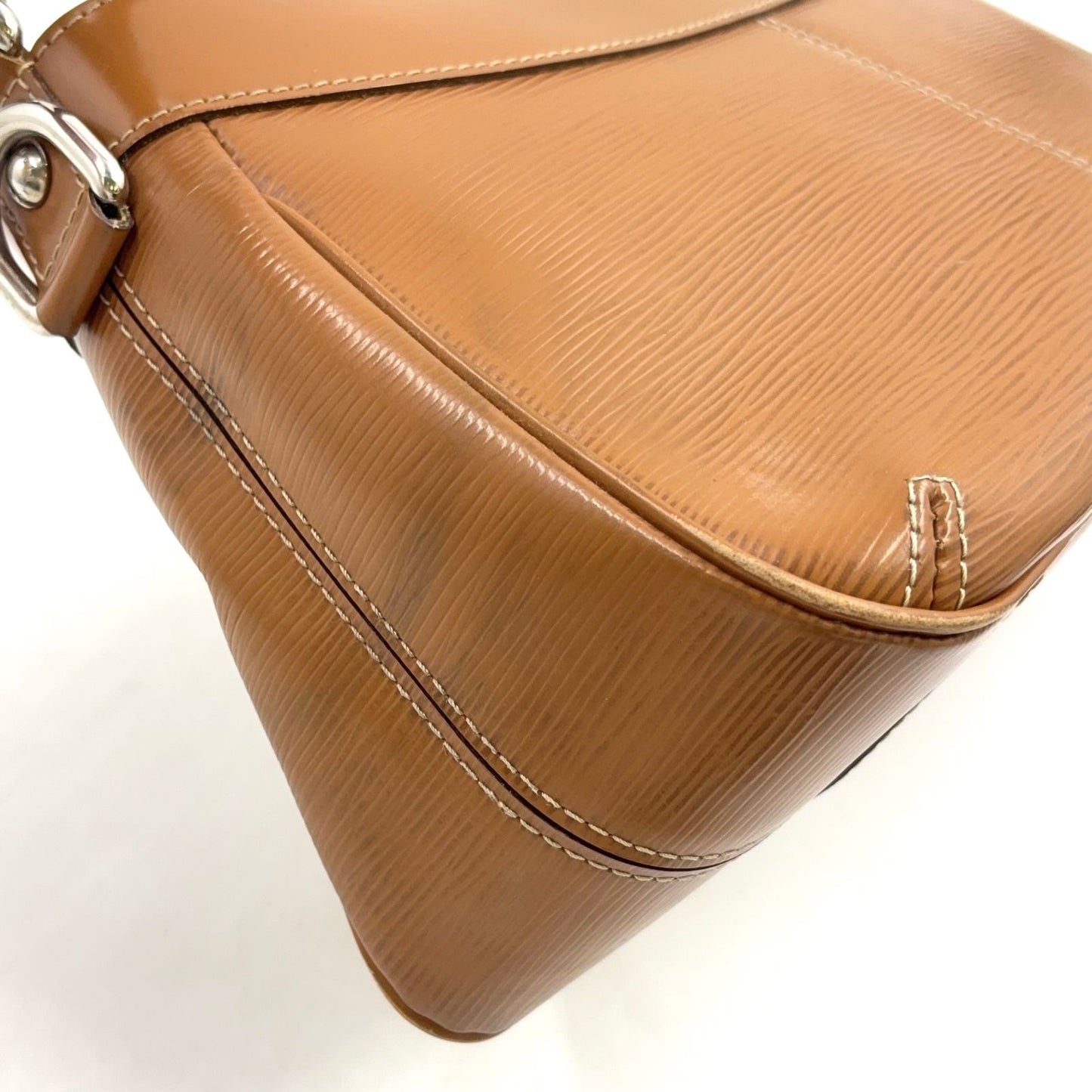 Louis Vuitton Tulen PM Epi Canel Leather Brown Shoulder Bag Silver — view 5