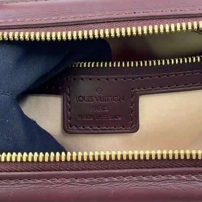 Louis Vuitton Josephine PM Monogram Mini Cerise Leather Canvas Bordeaux Handle — view 4