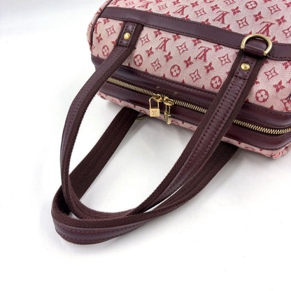 Louis Vuitton Josephine PM Monogram Mini Cerise Leather Canvas Bordeaux Handle — view 5