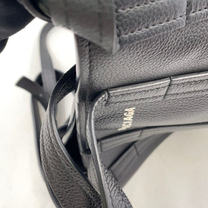 Balenciaga Everyday Shoulder Bag Leather Black Handle Silver — view 5