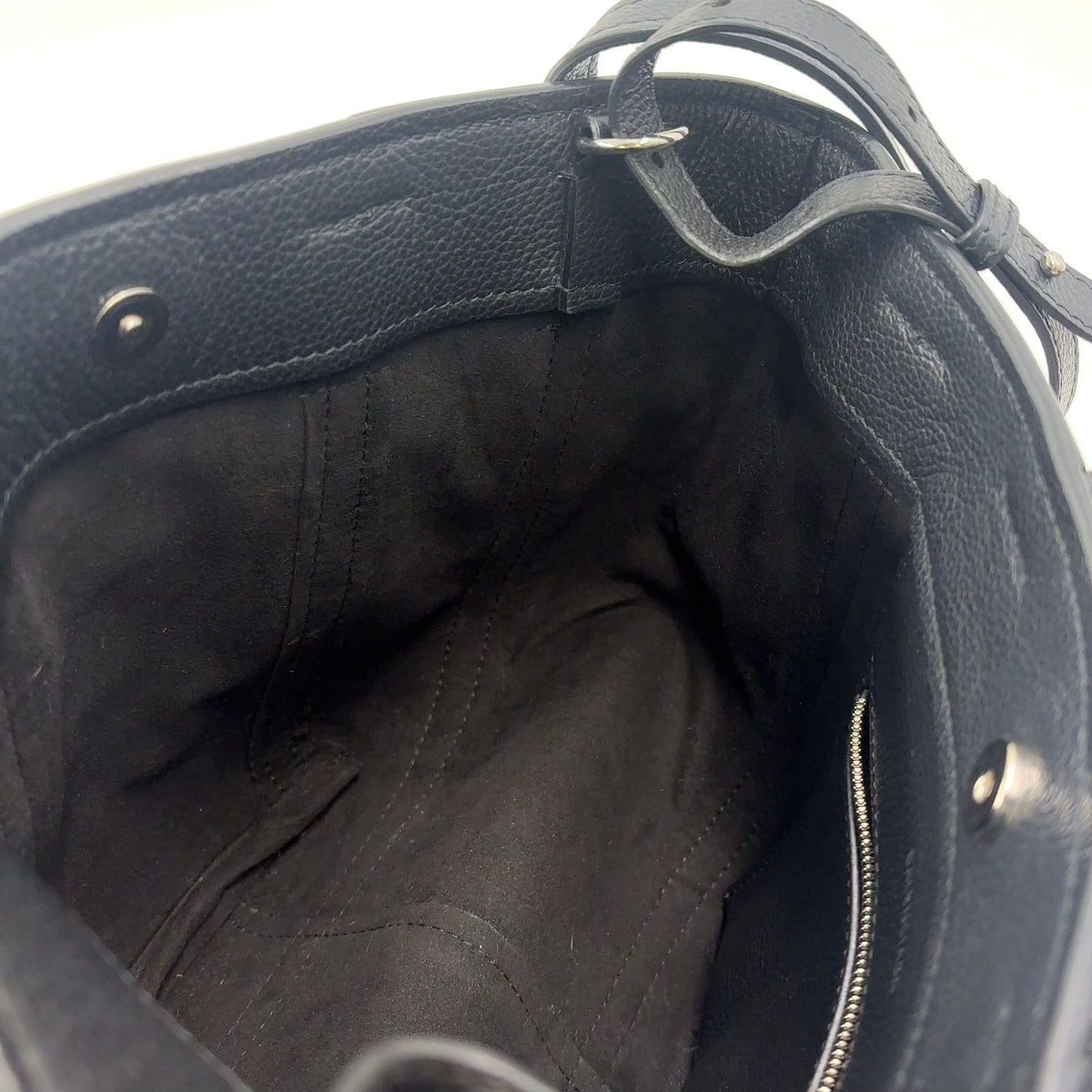 Balenciaga Everyday Shoulder Bag Leather Black Handle Silver — view 7