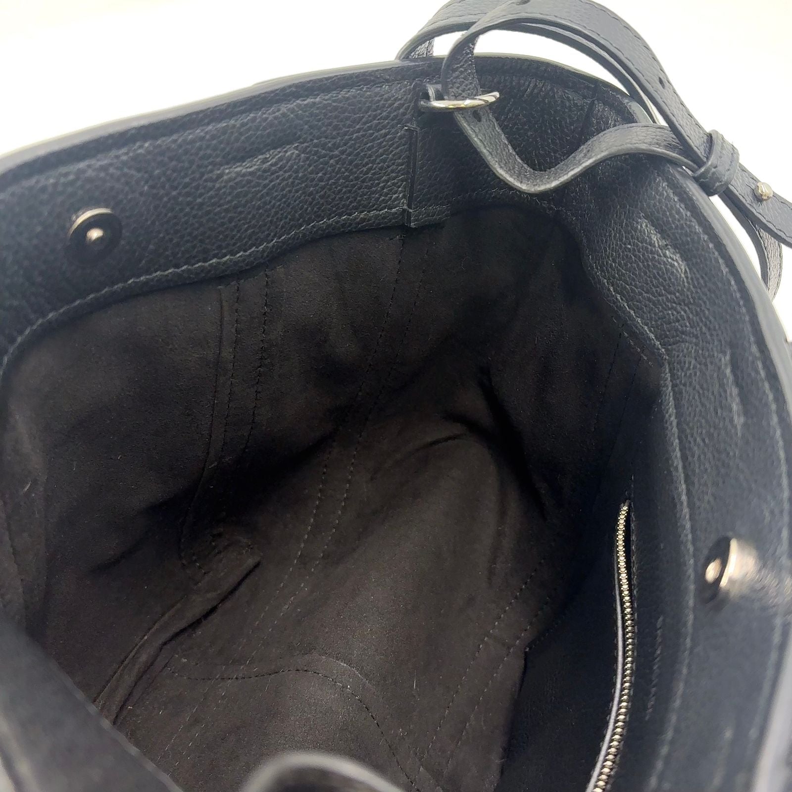Balenciaga Everyday Shoulder Bag Leather Black Handle Silver — view 7