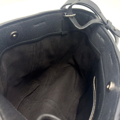 Balenciaga Everyday Shoulder Bag Leather Black Handle Silver — view 7