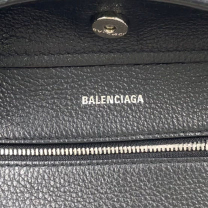 Balenciaga Everyday Shoulder Bag Leather Black Handle Silver — view 4