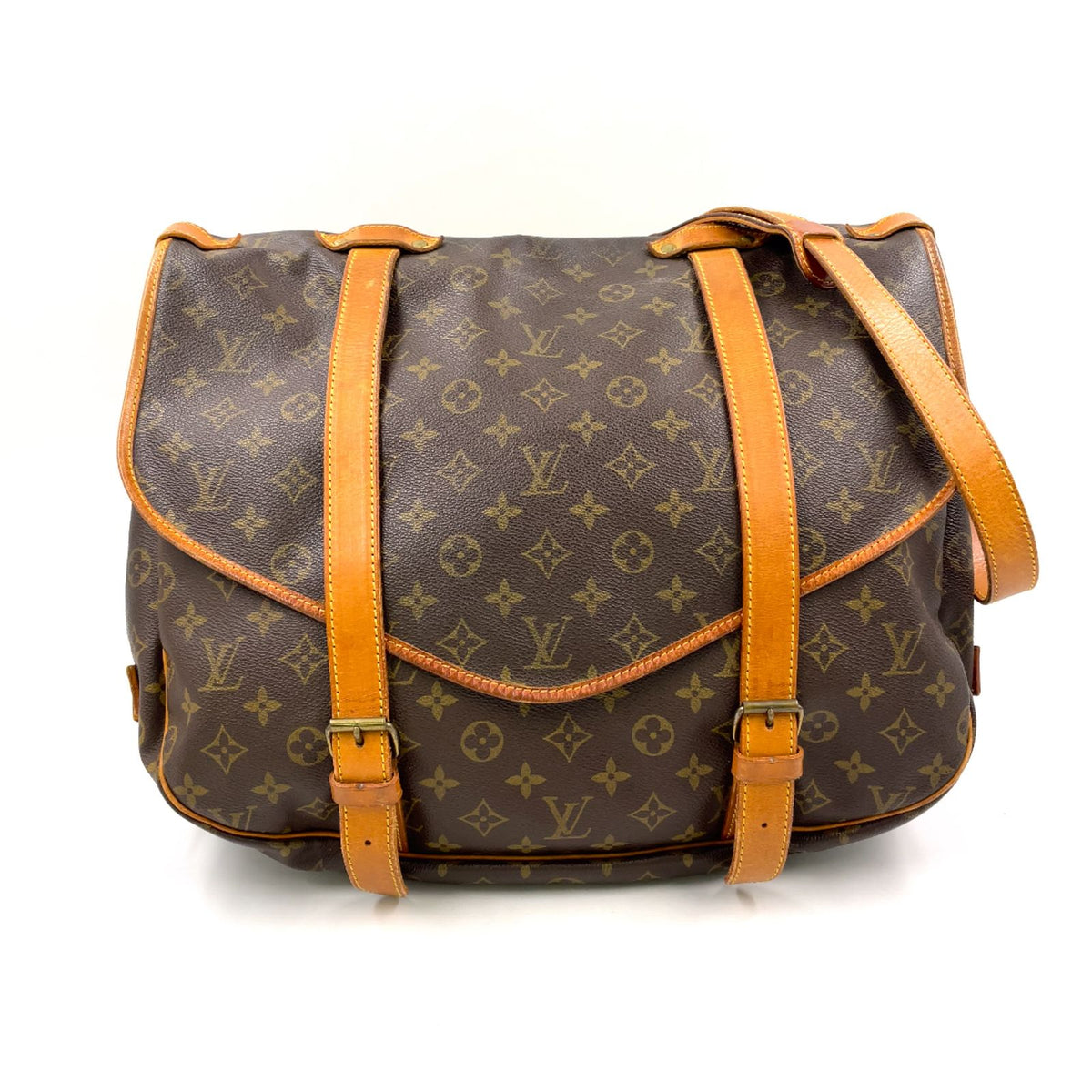 Louis Vuitton Saumur 43 Monogram Leather Crossbody