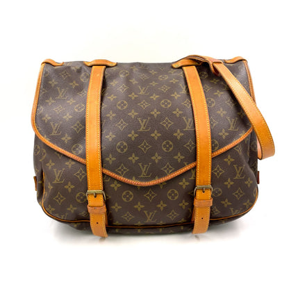 Louis Vuitton Saumur 43 Monogram Leather Crossbody